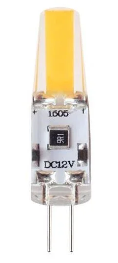 Wyprzedaż G4 steeklampje | LED 1,5W=15W halogeen | warmwit 2700K | 12V DC - dimbaar