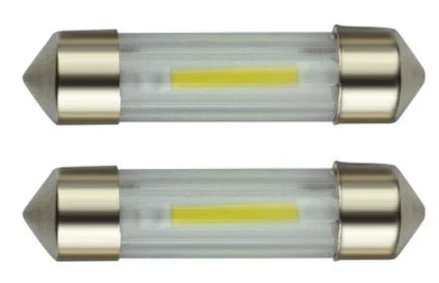 Wysoka jakość C5W Autolamp 36mm - 2 stuks - LED Festoon - Filament Warmwit 3000K - 12V DC - 2W