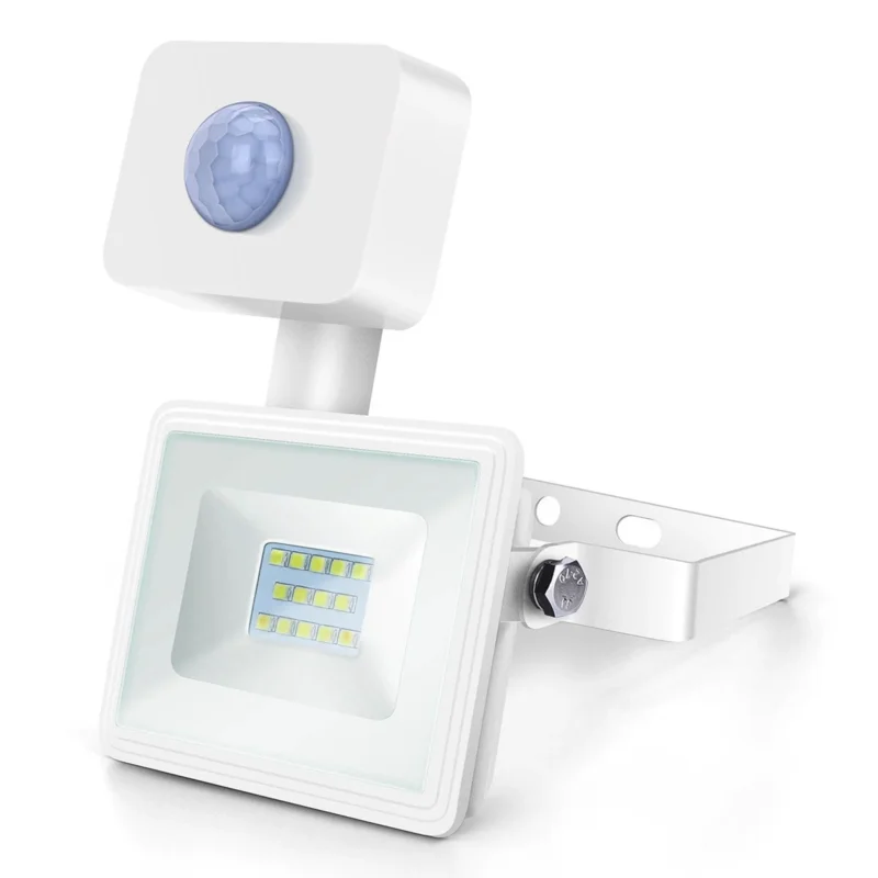 LED buitenlamp wit | 10W=100W LED schijnwerper | IR sensor | koelwit 4000K | waterdicht IP65 Dostępne od ręki
