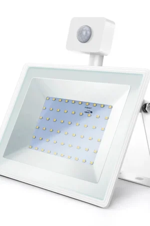 Hit cenowy LED buitenlamp wit | 50W=450W LED schijnwerper | IR sensor | daglichtwit 6400K | waterdicht IP65