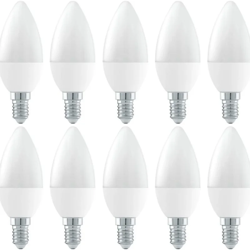 LED kaarslamp E14 warmwit 3000K - 6W - mat glas - 10 stuks Oferta