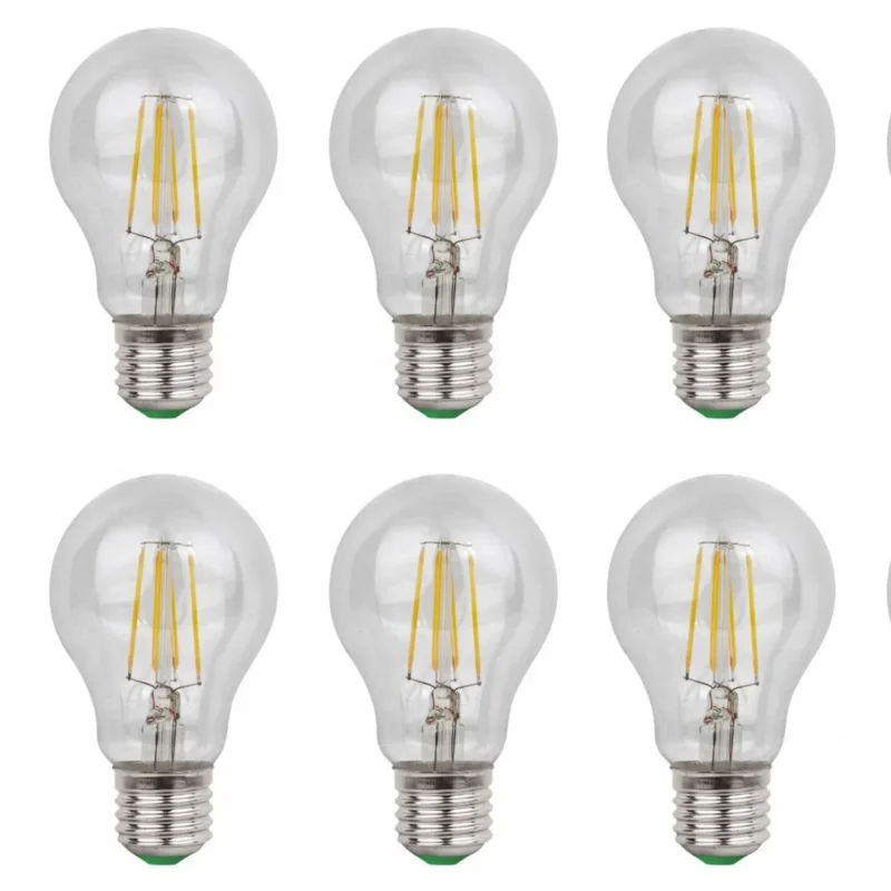 Gloeilamp E27 A60 10 stuks | LED 6W=60W traditioneel licht - 700 Lumen | daglichtwit 6500K Szybka dostawa