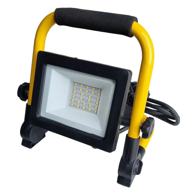 Werklicht op standaard | LED 20W=180W bouwlamp - 1800 Lumen | stekker 180cm | daglichtwit 6500K - IP44 Obniżka ceny