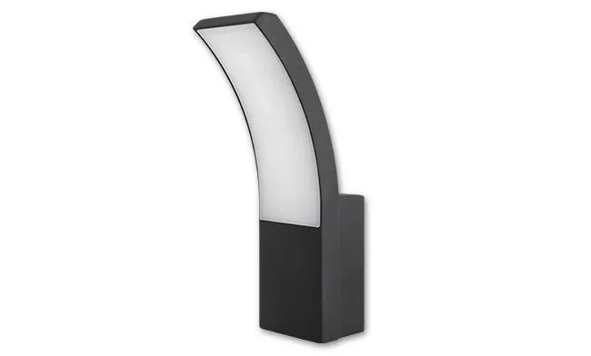 Niska cena Buitenlamp Loreto zwart RAL 7021 | LED 9W - 500 Lumen | koelwit 4000K | waterdicht IP54