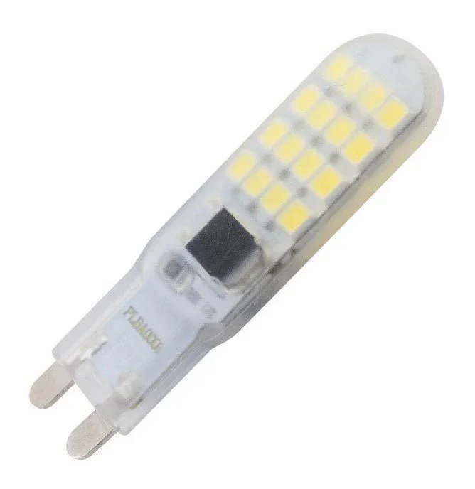 Taniej G9 steeklampje | LED 5W=50W halogeen | warmwit 3000K | dimbaar - triac | 230V