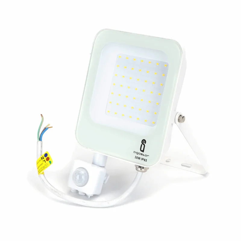 Szybka dostawa Buitenlamp wit met IR bewegingssensor | LED 30W~2700Lm=300W schijnwerper | koelwit 4000K | waterdicht IP65