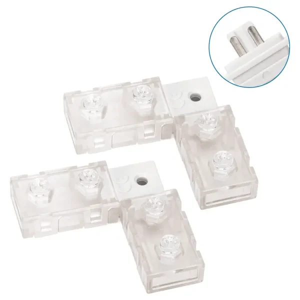 Lichtslang L-connector 2 stuks 230V AC - compleet Super okazja