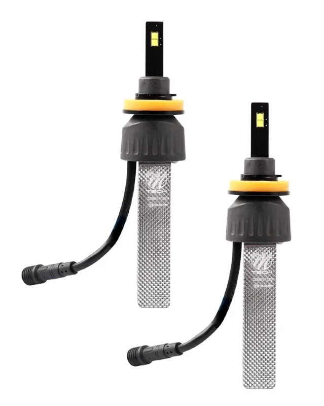 H11 koplamp set - daglichtwit 5700K - 60 Watt & 5200 Lm | 12V & 24V DC - passieve koeling Do wyczerpania zapasów