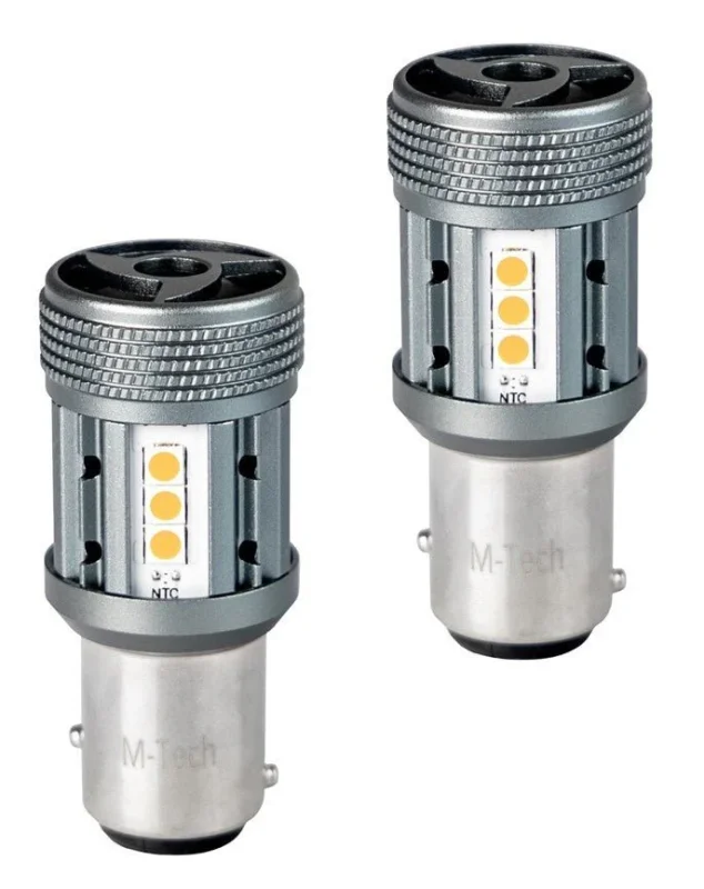 BAY15d - 1157 - autolamp set 2 stuks - rood | P21/5W 7528 - 2x 12-SMD LED | geforceerde koeling - CANBUS 12V & 24V DC Szybka wysyłka