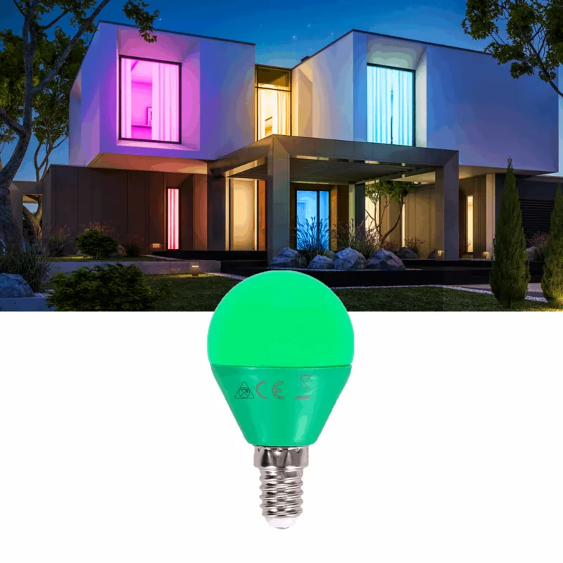 Hit sprzedaży Kogellamp E14 groen | kleine fitting LED lamp 4W=30W gloeilamp | 230V
