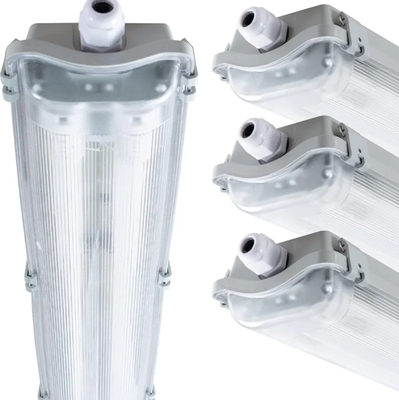 LED Vochtbestendig armatuur 5760 Lumen - 48W - Daglichtwit 6500K - 150cm - IP65 - 4 stuks Ostatnie sztuki