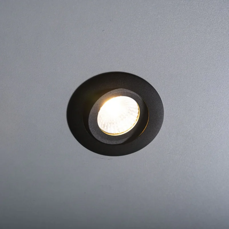 LED's Light Pro LED Inbouwspot Zwart - DimToWarm - Ø 68mm - Kantelbaar - Warm wit licht - CRI95- Dimbaar Ekspresowa dostawa