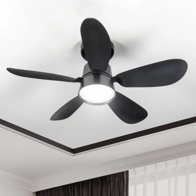 Łatwy zwrot LED Plafondlamp met ventilator 2200 lumen - 25W - Koelwit 4000K - Dimbaar - Afstandsbediening
