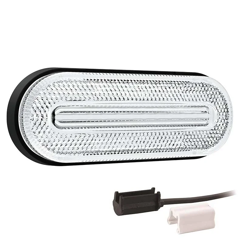 LED markeringslicht wit | 12-24v | 1,5mm². connector | M10MV-720W Promocja