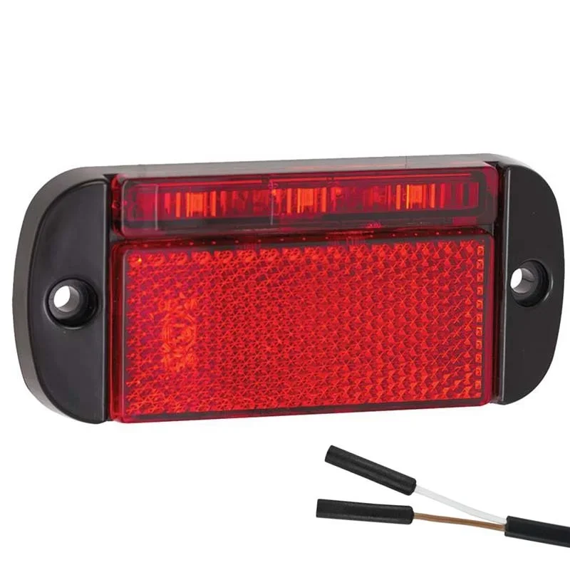 Do wyczerpania zapasów LED markeringslicht rood | 12-24v | 2-PIN connector | 44RMBE2P