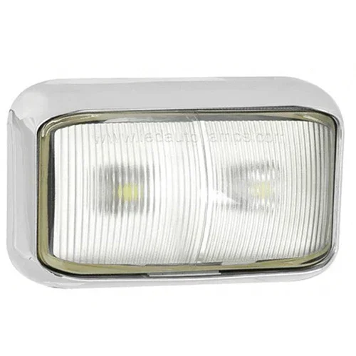 Wyprzedaż LED markeringslicht wit | 12-24v | 20cm. kabel | 58CWME