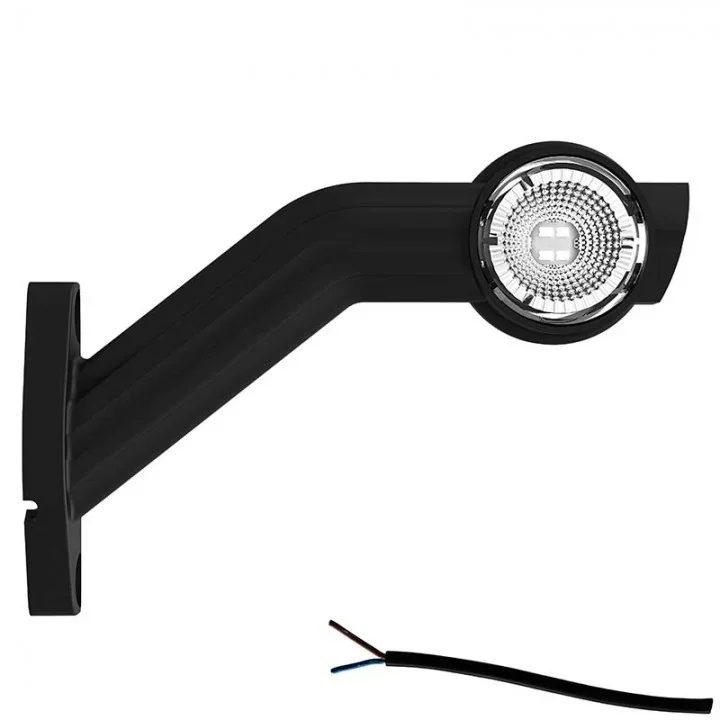 Ostatnie sztuki Links | LED breedtelamp met schuine steel | 12-24v | 20cm. kabel | M10BV-701RWA