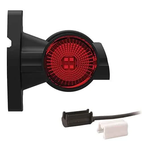 Rechts | LED breedtelamp | korte steel | 12-36v | 1,5mm². connector | M10BV-922RWA Bezpieczne zakupy