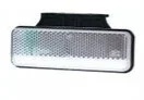 LED markeringslicht neon wit met beugel | 12-24v | 50cm. kabel | MV-3250W Super okazja