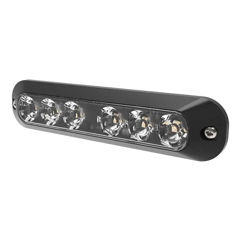 Premium LED flitser 6-LED | R65 | amber | 12-24v | ED3705A
