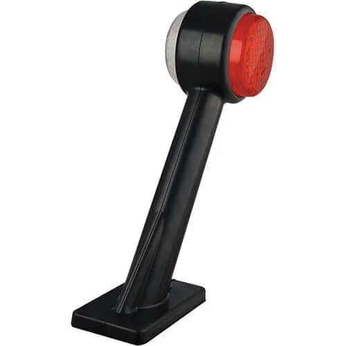 Links | LED breedtelamp | schuine steel | 12-24v | 20cm. kabel | 1004LE Bestseller