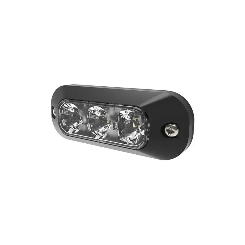 LED flitser 3-LED | R65 | amber | 12-24v | ED3703A Nowy