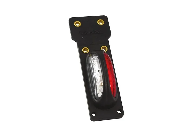 LED Breedtelamp rood/wit 12/24v 100cm kabel | 112130 Premium