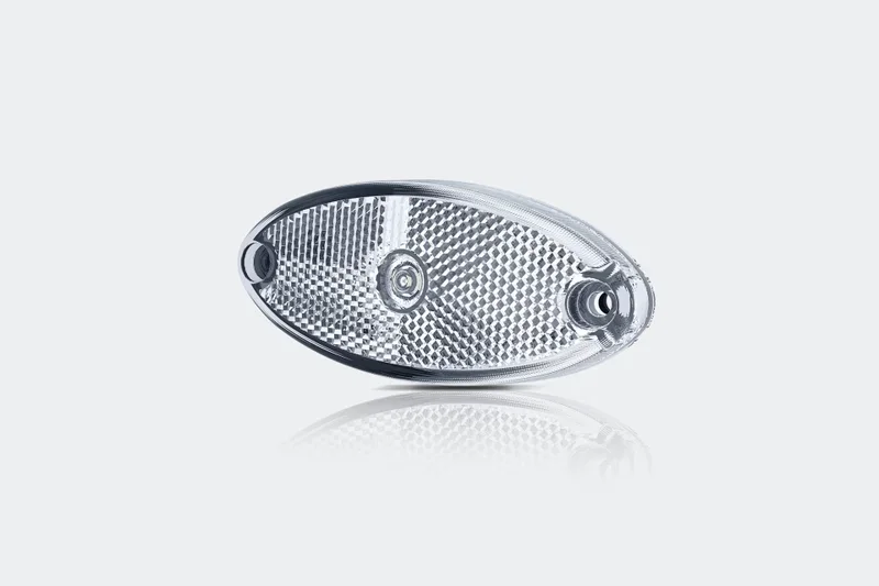 Taniej LED markeringslicht ovaal wit | 12-24v | 1,5mm². connector | MV-5820W