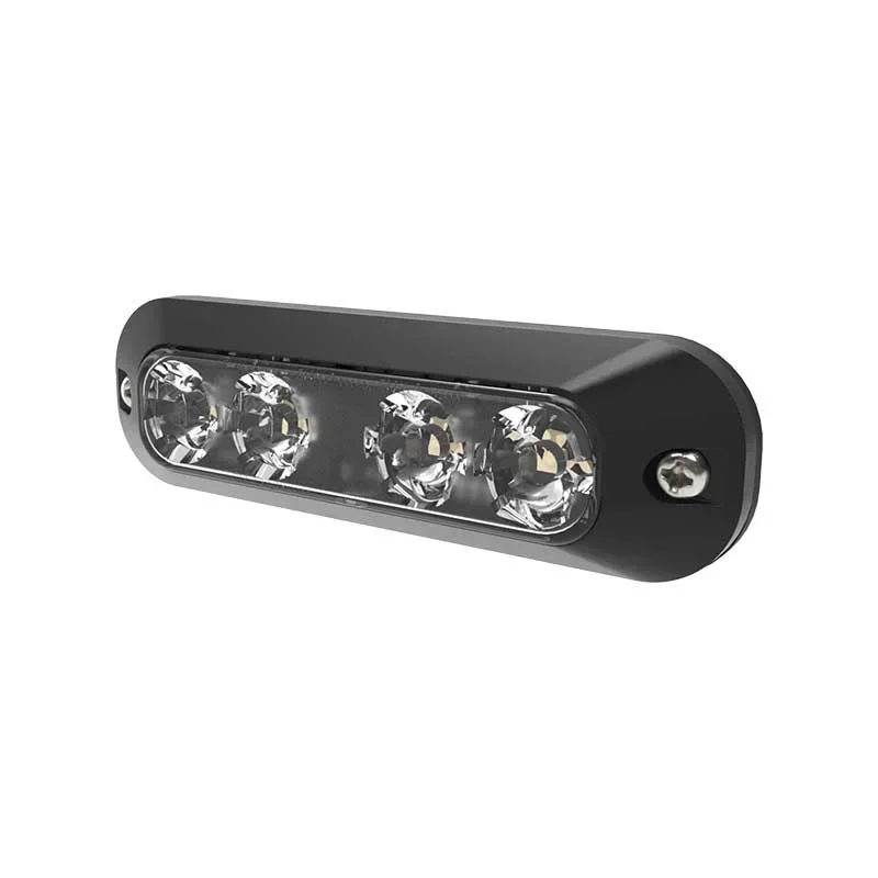 Nowość LED flitser 4-LED | R65 | amber |12-24v | ED3704A