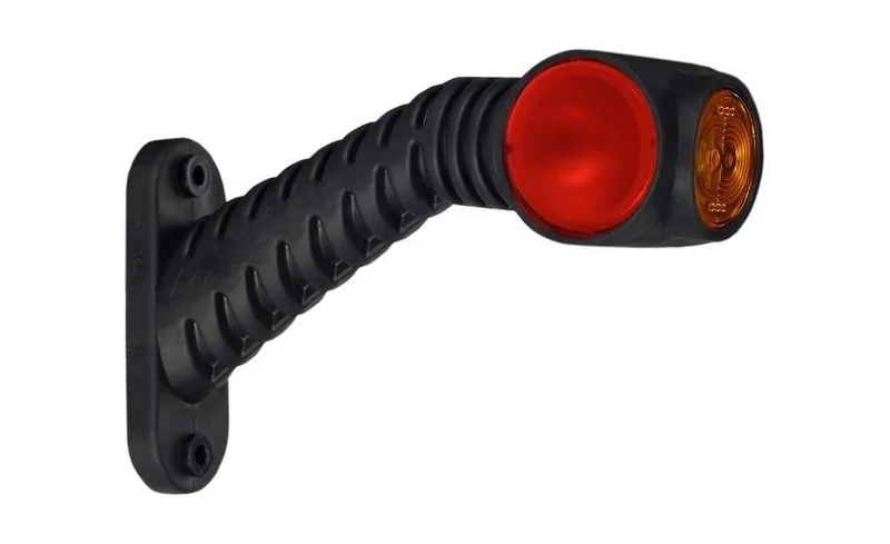 Rechts | LED breedtelamp rood/wit/amber | 12-24v | 50cm. kabel | MB-4792RWA Szybka wysyłka