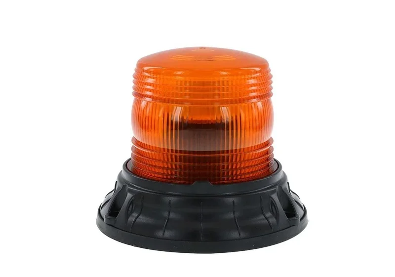 Taniej LED zwaailamp amber 10/110v / 3-boutsmontage / dubbele flits | D14746
