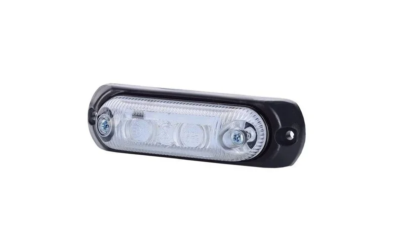 Promocja LED markeringslicht amber met beugel | 12-24v | 50cm. kabel | MV-4090W