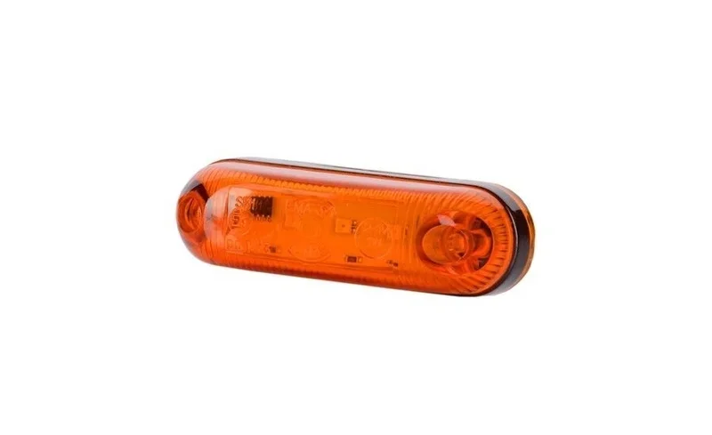Cena promocyjna LED markeringslicht amber met beugel | 12-24v | 50cm. kabel | MV-4000A