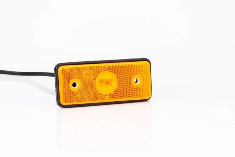 Bezpieczne zakupy LED markeringslicht amber | 12-24v | 50cm. kabel met 1,5mm². connector | MV-5620A