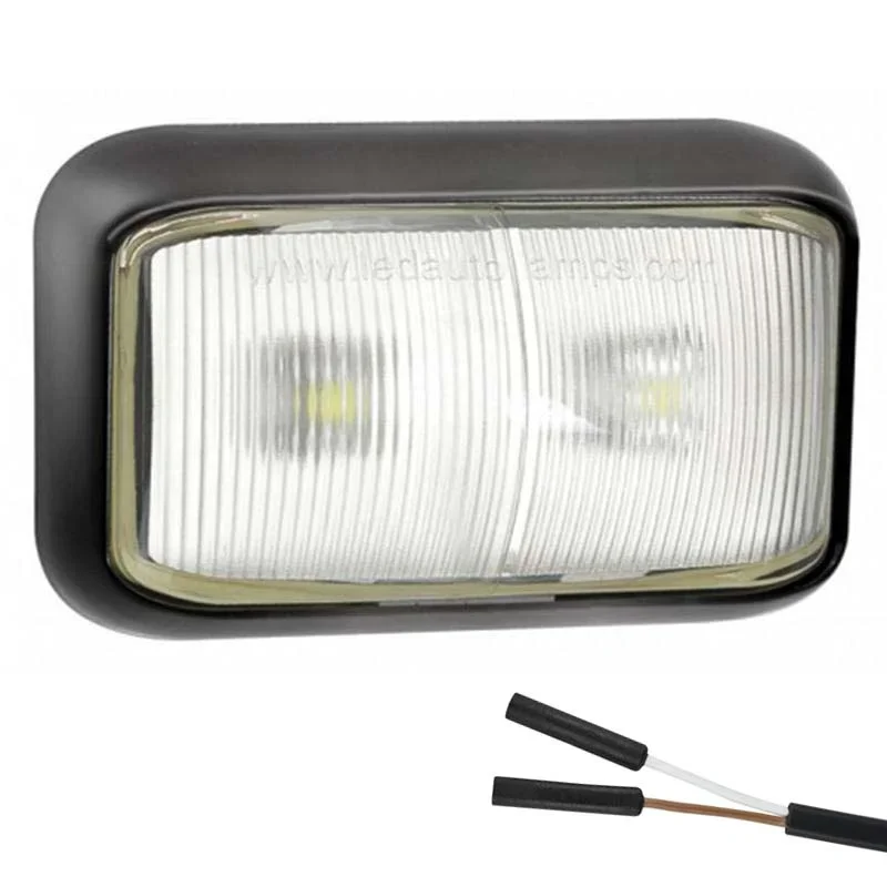 LED markeringslicht wit | 12-24v | 2-PIN connector | 58WME2P Obniżka ceny