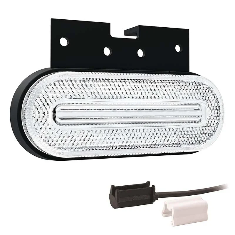 LED markeringslicht wit | 12-24v | 1,5mm². connector | M10MV-770W Hit sprzedaży
