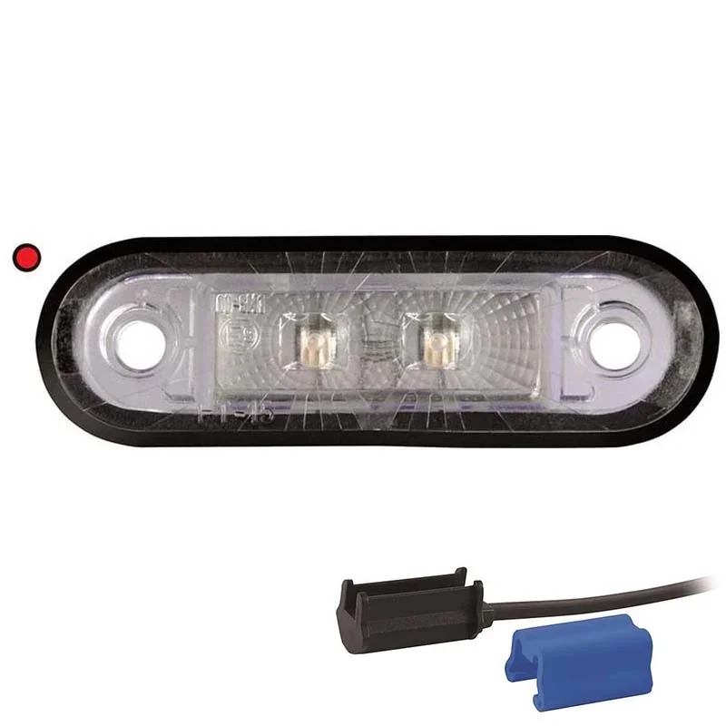 LED markeringslicht rood | 12-24v | 0,75mm². connector | M10MV-210R Niska cena