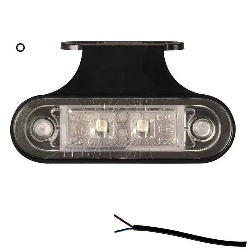 LED markeringslicht wit | 12-24v | 50cm. kabel | M10MV-400W Ograniczona ilość