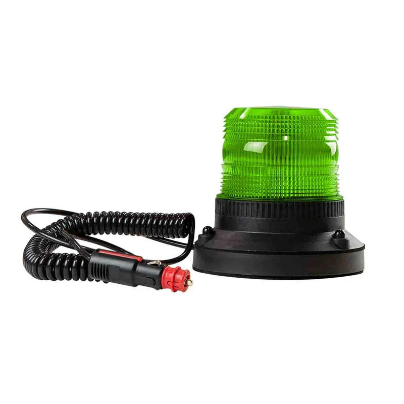 LED zwaailamp groen | 12-24v | R65 | Magneet ECCOLED | EB5004G Darmowa dostawa