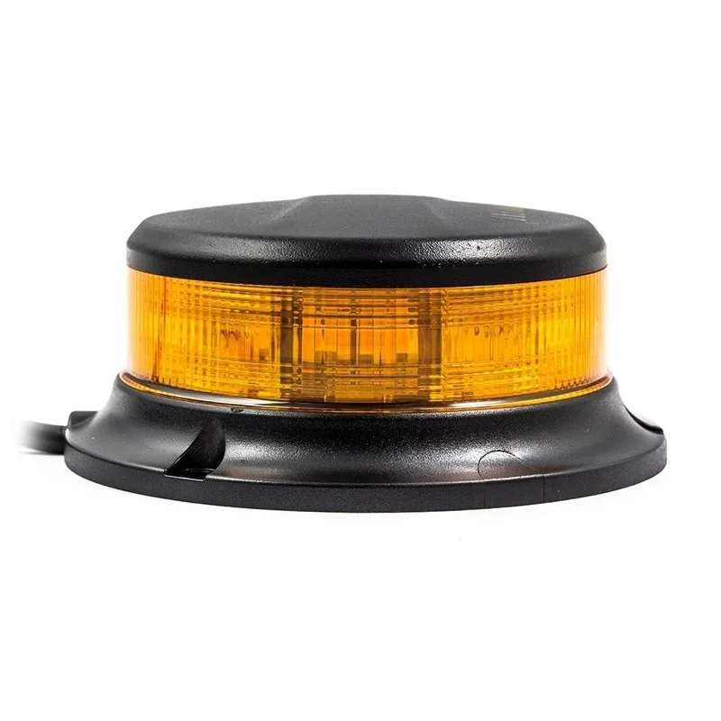 LED Zwaailamp amber met amber lens | 12-24v | 3-bouts | R65 | S07ZL601AA Tani