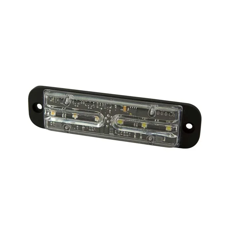Popularny LED flitser 6-LED | groen | 12-24v | ED3701G