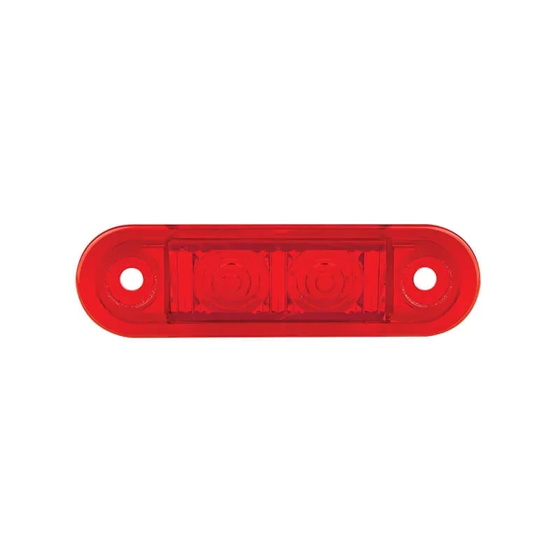 LED markeringslicht rood inbouw | 12-24v | 20cm. kabel | 7922RMB Nie przegap