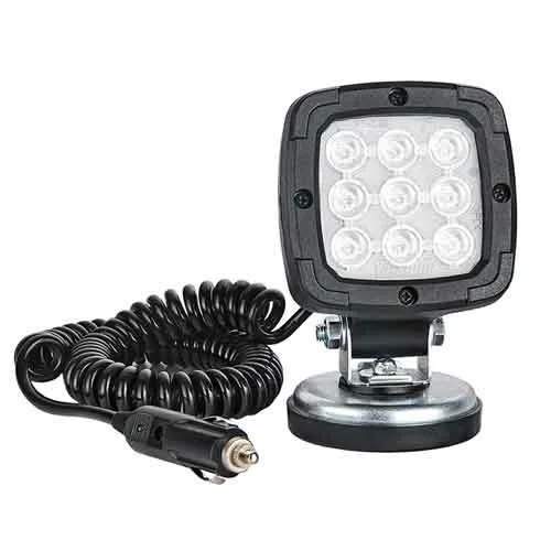 LED werklamp 1000 lumen op magn.voet 12/24v 7.8m krulsnoer | WF-3610MM78 Łatwy zwrot