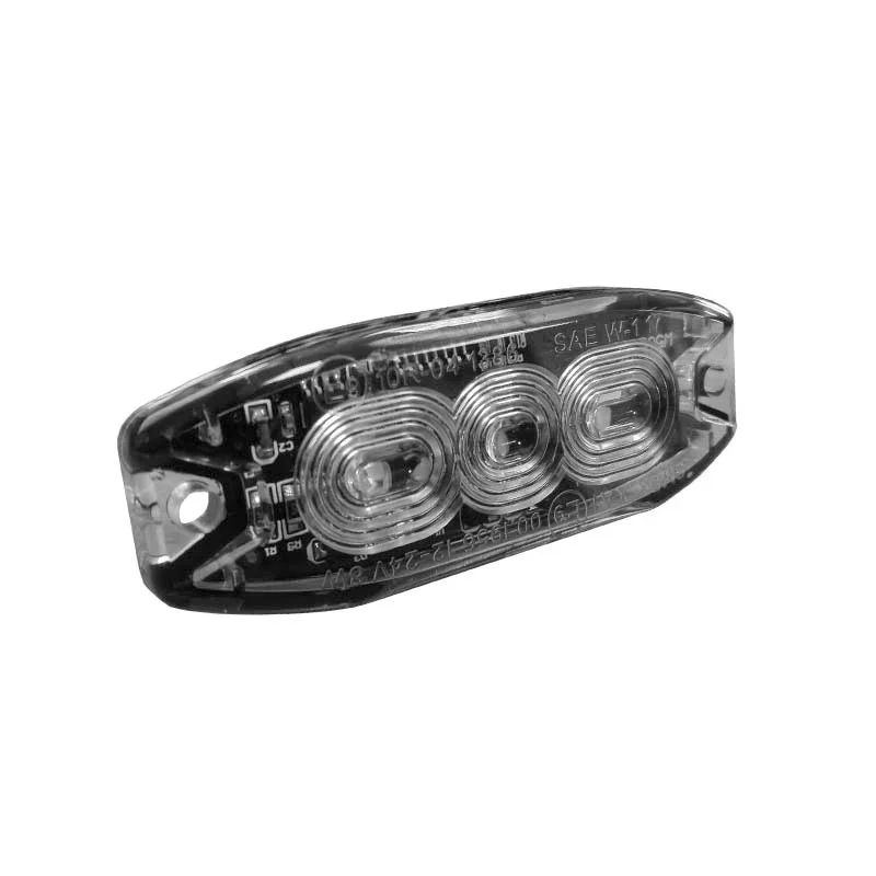 R65 Slimline LED Flitser 3 LED's Amber 10 - 30V | S07F3100.1 Ekspresowa dostawa