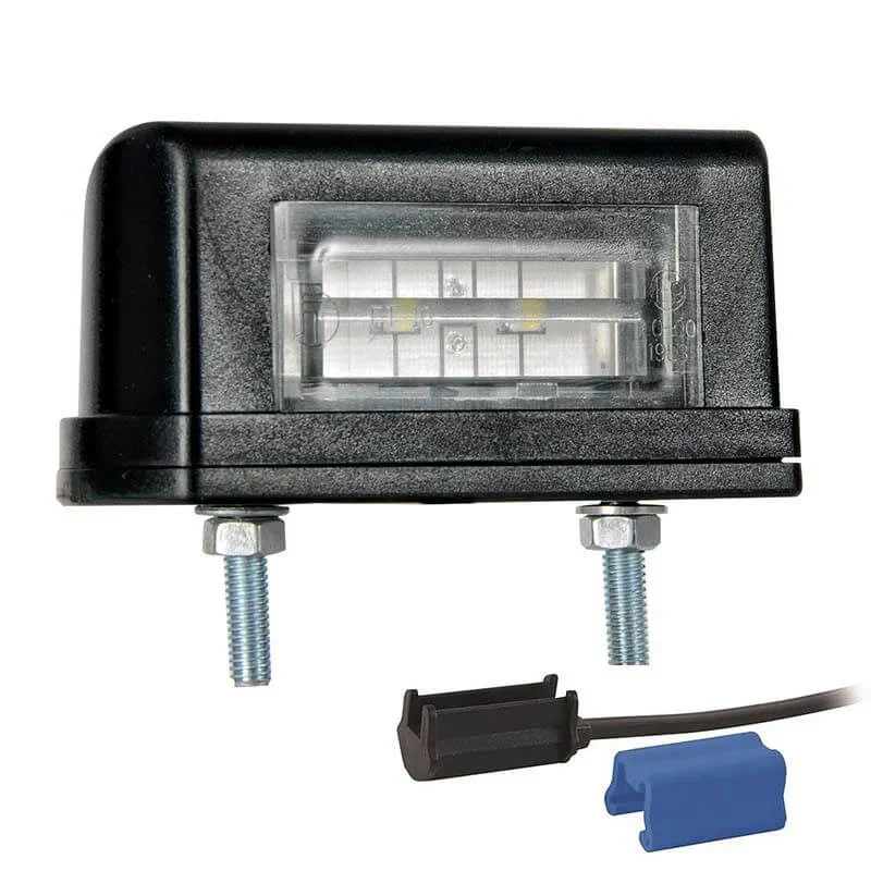 Bezpieczna płatność LED kentekenverlichting | 12-36v | met connector 0,75mm². | M10KV-310