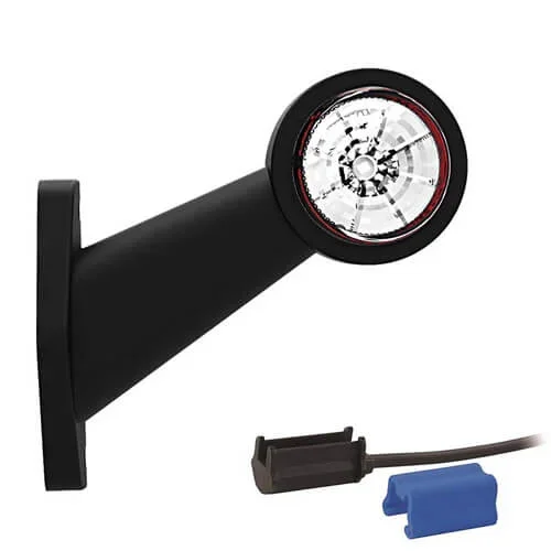Links | LED breedtelamp | schuine steel | 12-24v | 0,75mm². connector | M10BV-311RW Obniżka ceny