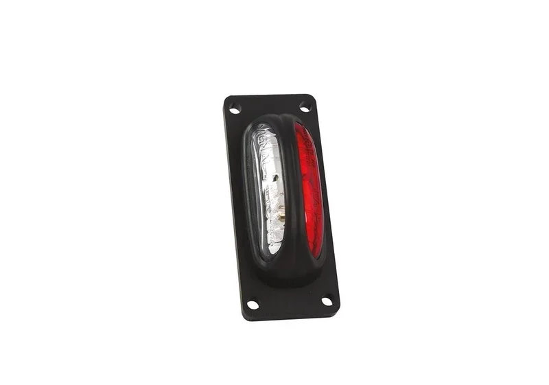 Dostępne od ręki LED Breedtelamp rood/wit 12/24v 150cm kabel | 112710