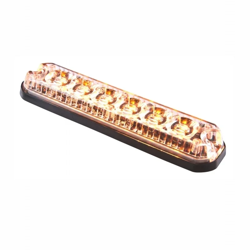Ograniczona ilość LED R65 heavy duty flitser 6-LED Amber | 12-24v | HDR656DVA