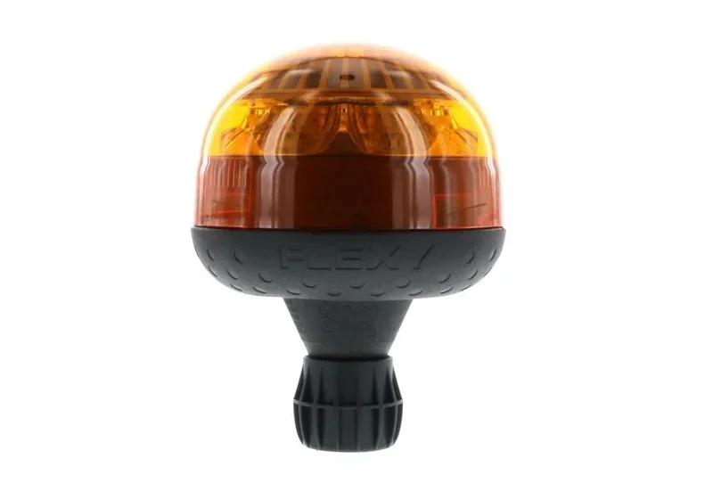 LED R65 zwaailamp amber 12/24v flexi DIN, dubbele flits | D14728 Okazja