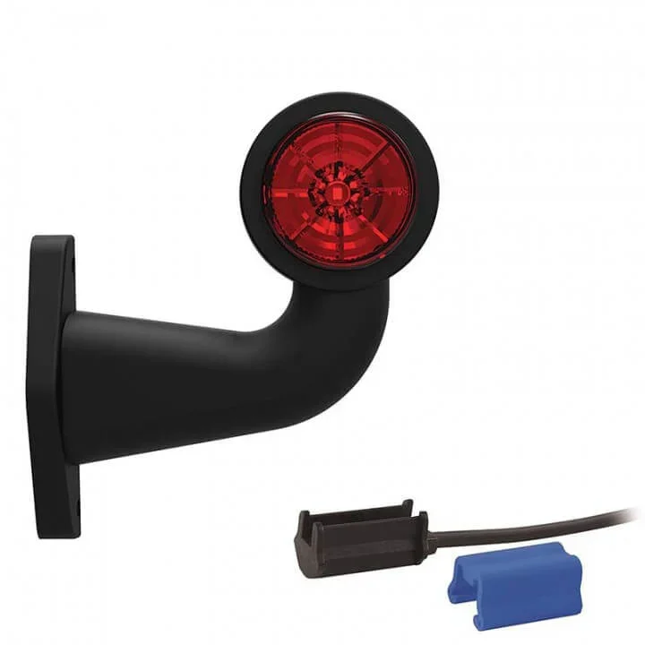 Obniżka ceny Rechts | LED breedtelamp met haakse steel | 12-36v | 0,75mm². connector | M10BV-412RW